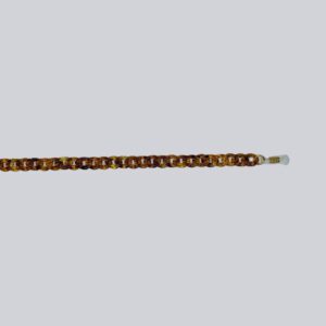 Arco Jewelery Brillenkette Acryl Havanna Braun breit