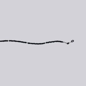 Arco Jewelry Brillenkette Lavastein silber