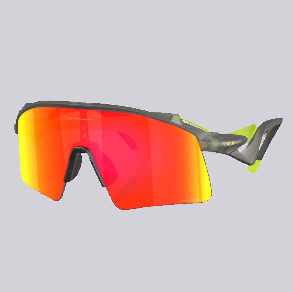 Oakley Sun Stunt Wing OO9519_04 Matte Grey Smoke_Prizm Ruby